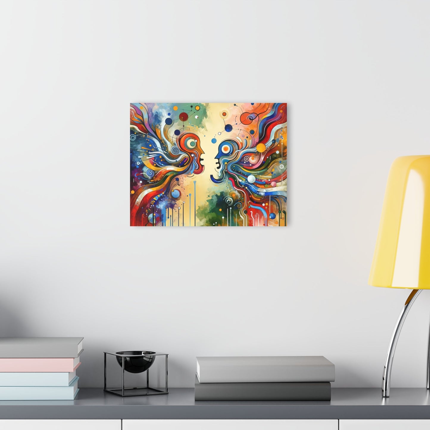 Conversational Catalyst Tachism Acrylic Prints (French Cleat Hanging) - ATUH.ART