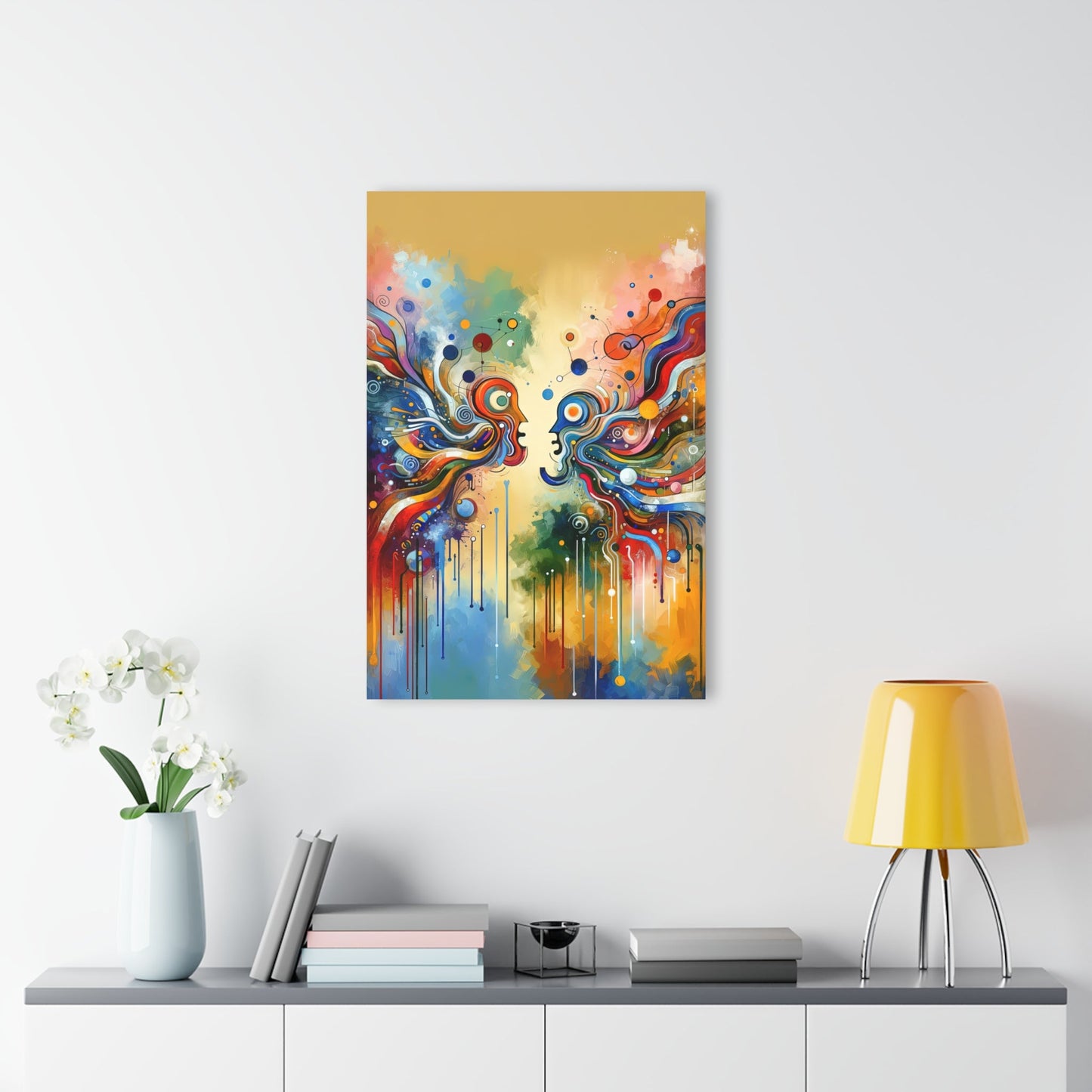 Conversational Catalyst Tachism Acrylic Prints (French Cleat Hanging) - ATUH.ART