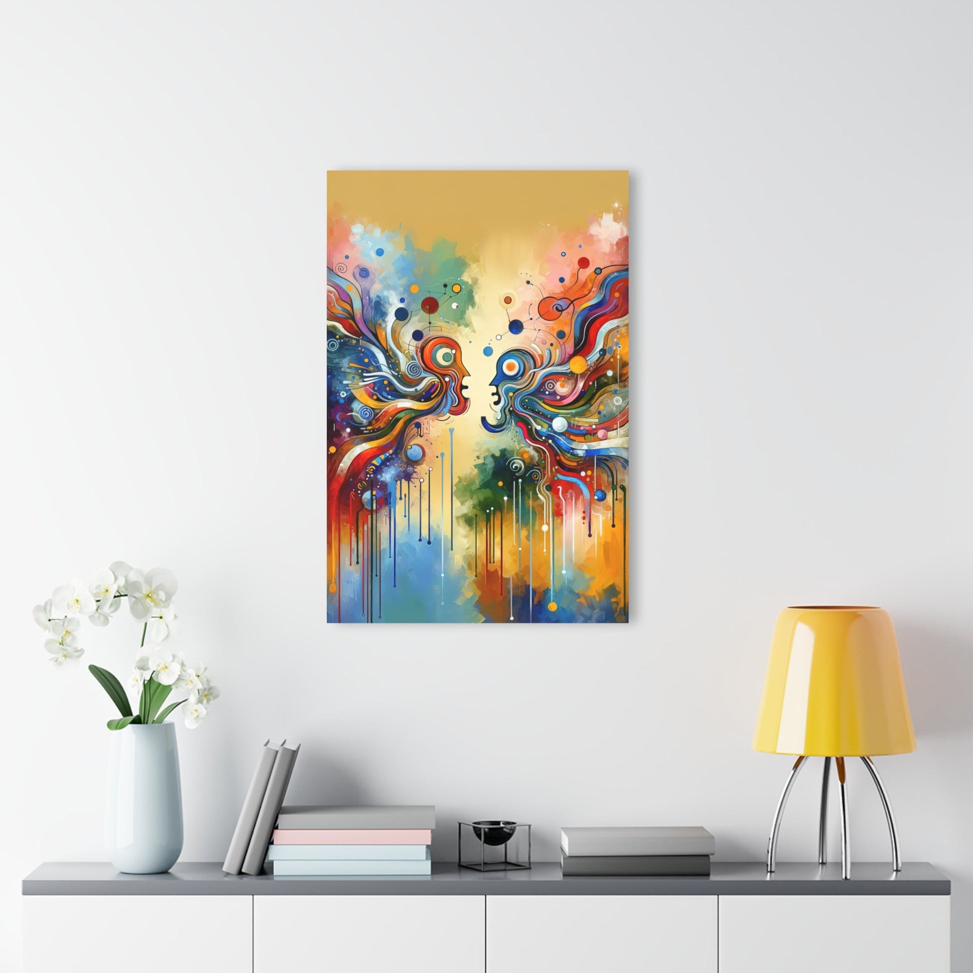 Conversational Catalyst Tachism Acrylic Prints (French Cleat Hanging) - ATUH.ART