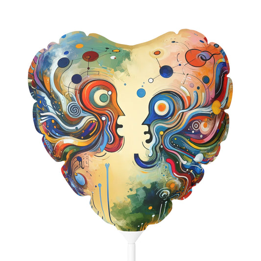 Conversational Catalyst Tachism Balloon (Round and Heart-shaped), 11" - ATUH.ART