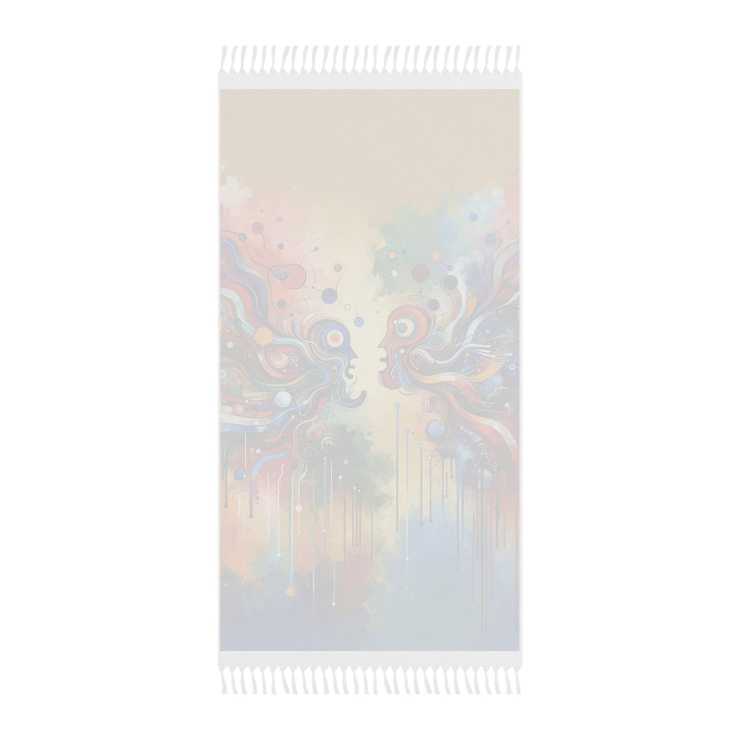 Conversational Catalyst Tachism Boho Beach Cloth - ATUH.ART