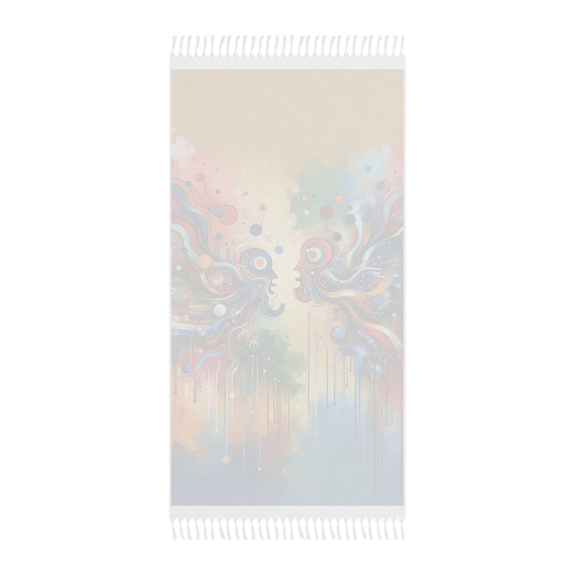 Conversational Catalyst Tachism Boho Beach Cloth - ATUH.ART
