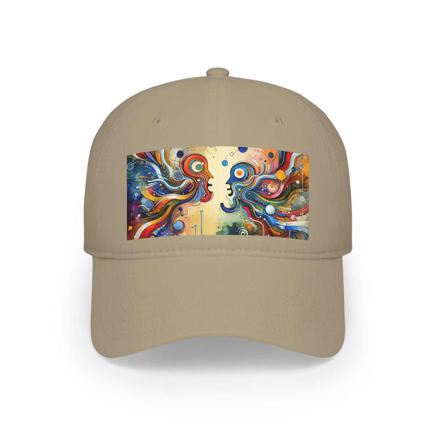 Conversational Catalyst Tachism Low Profile Baseball Cap - ATUH.ART