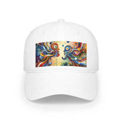 Conversational Catalyst Tachism Low Profile Baseball Cap - ATUH.ART