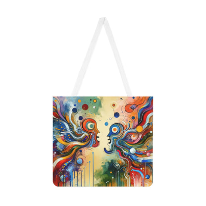 Conversational Catalyst Tachism Shoulder Tote Bag (AOP) - ATUH.ART