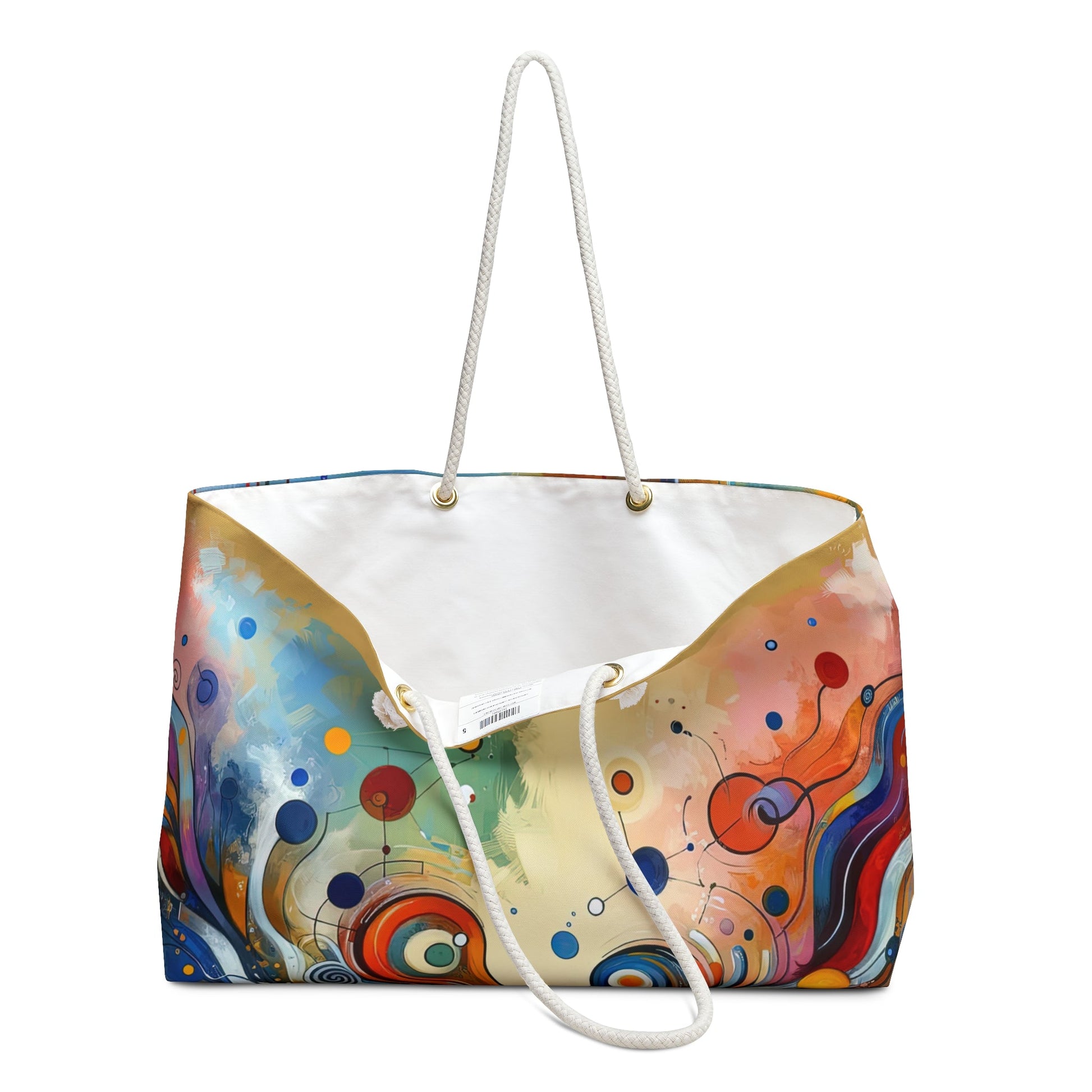 Conversational Catalyst Tachism Weekender Bag - ATUH.ART