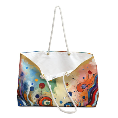 Conversational Catalyst Tachism Weekender Bag - ATUH.ART