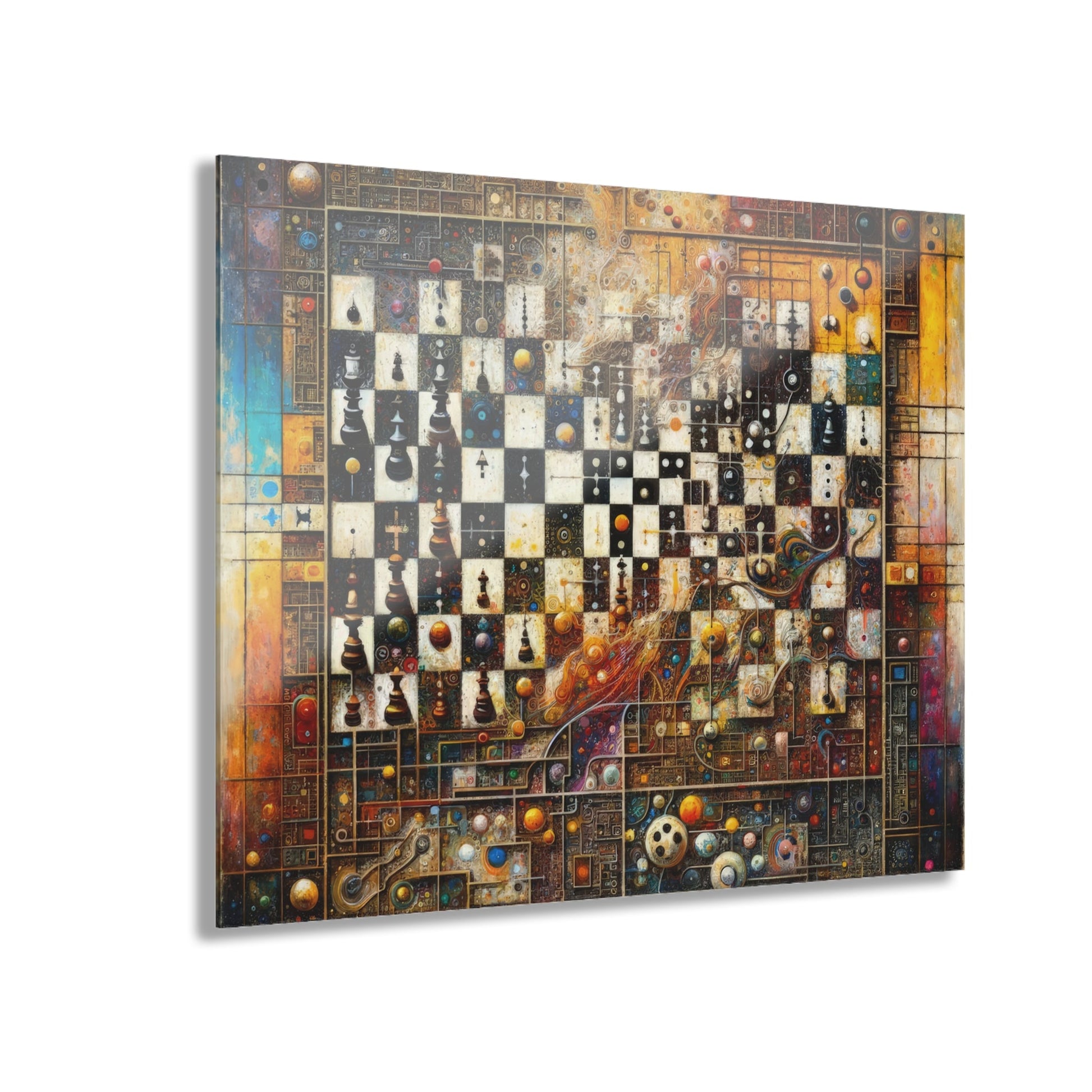 Cosmic Chess Integration Acrylic Prints (French Cleat Hanging) - ATUH.ART
