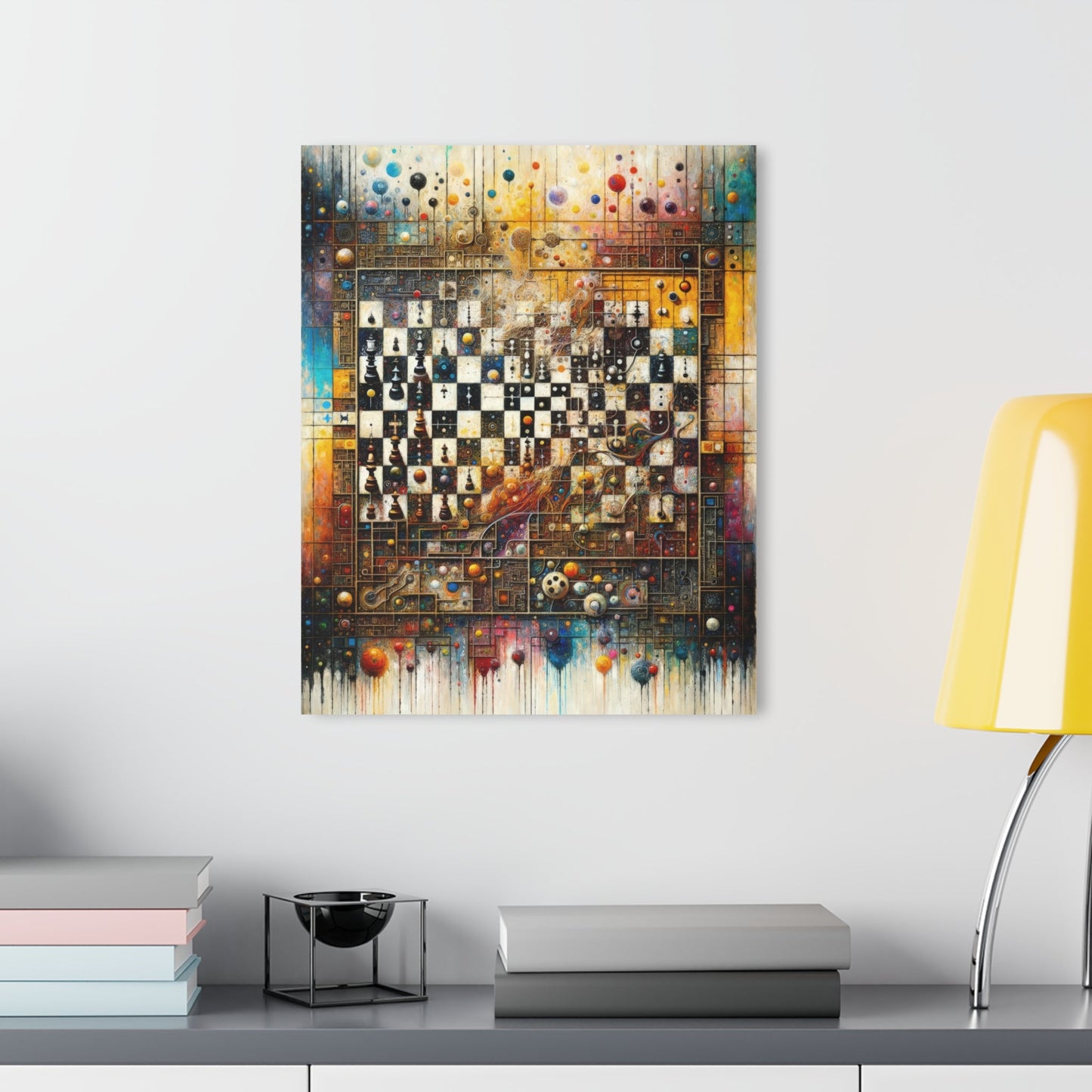 Cosmic Chess Integration Acrylic Prints (French Cleat Hanging) - ATUH.ART