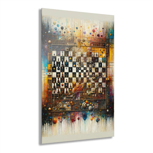 Cosmic Chess Integration Acrylic Prints (French Cleat Hanging) - ATUH.ART
