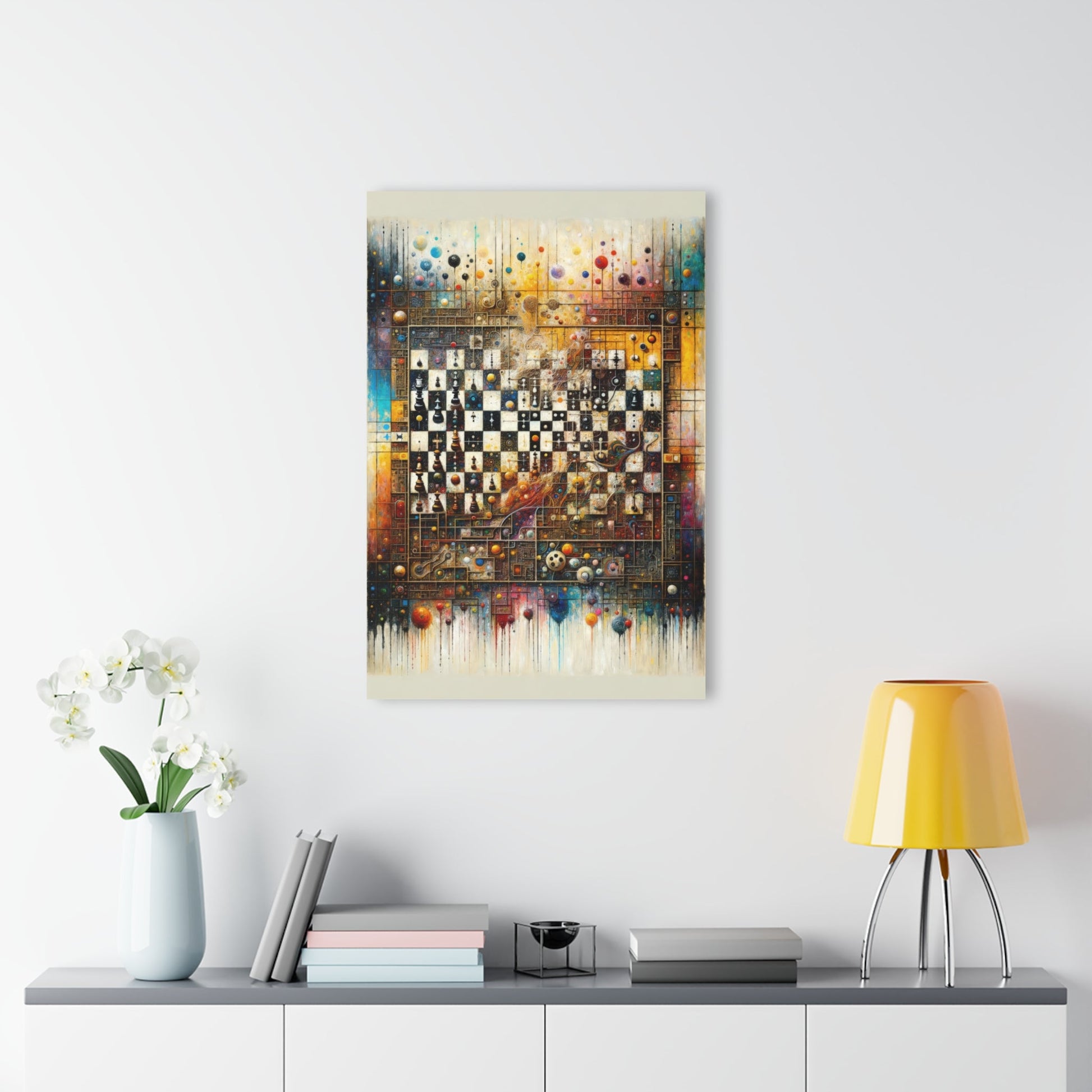 Cosmic Chess Integration Acrylic Prints (French Cleat Hanging) - ATUH.ART