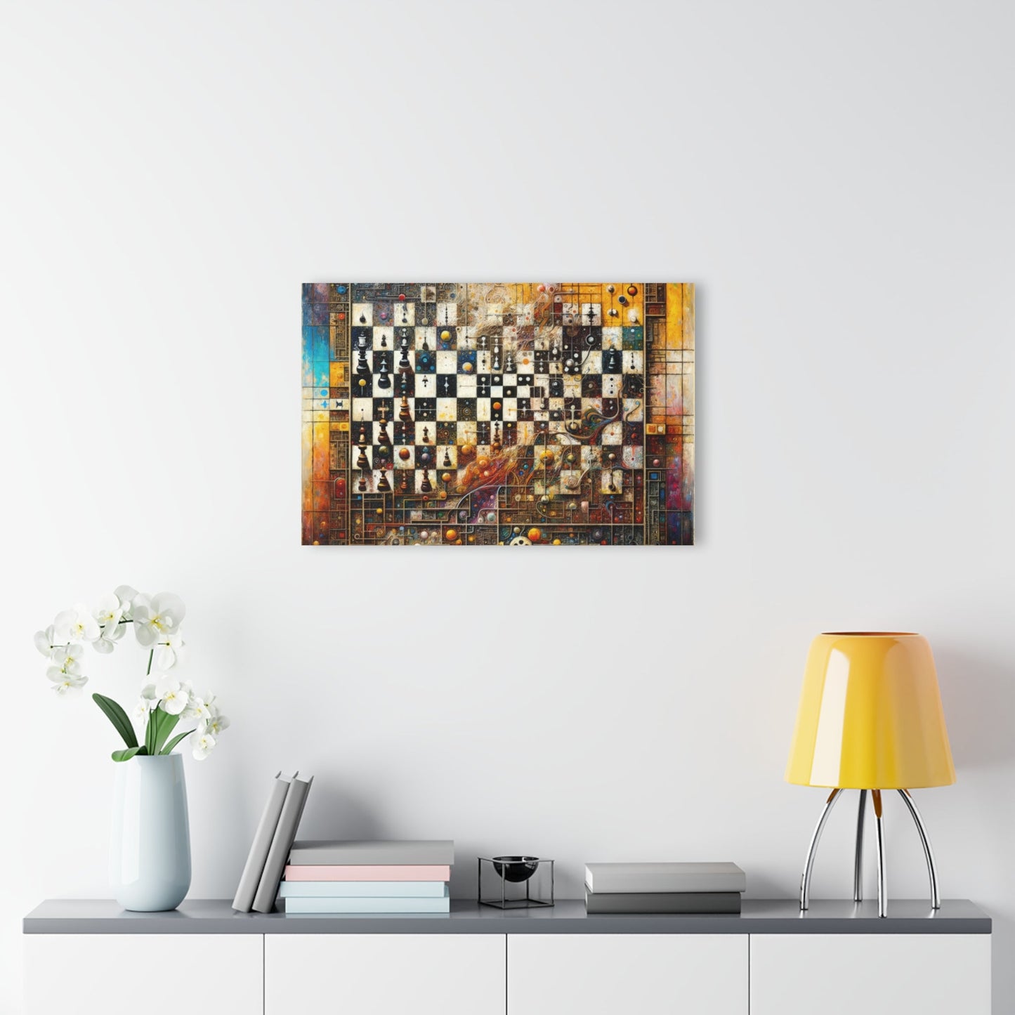 Cosmic Chess Integration Acrylic Prints (French Cleat Hanging) - ATUH.ART