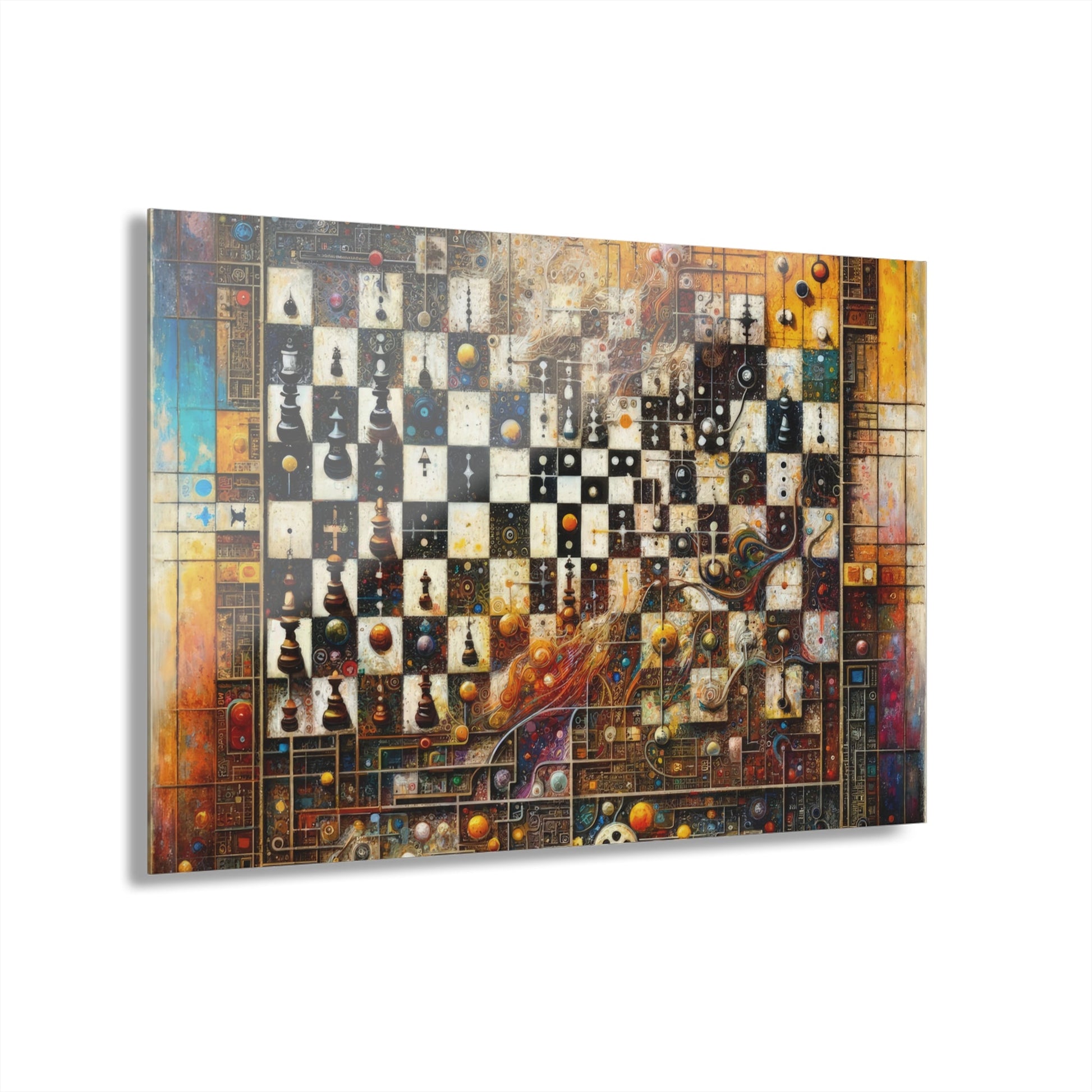Cosmic Chess Integration Acrylic Prints (French Cleat Hanging) - ATUH.ART