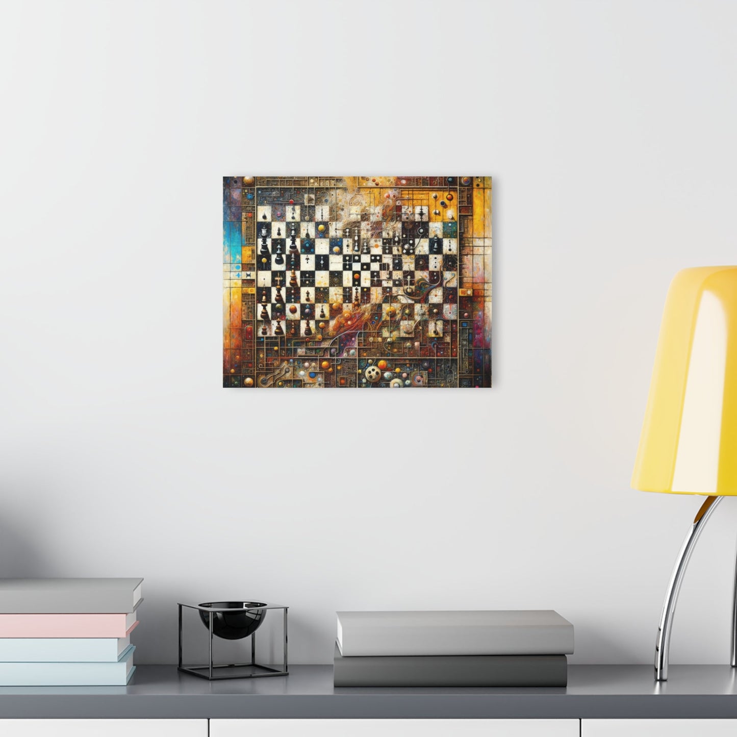 Cosmic Chess Integration Acrylic Prints (French Cleat Hanging) - ATUH.ART