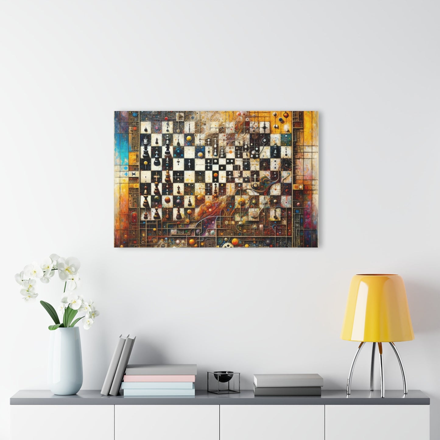 Cosmic Chess Integration Acrylic Prints (French Cleat Hanging) - ATUH.ART