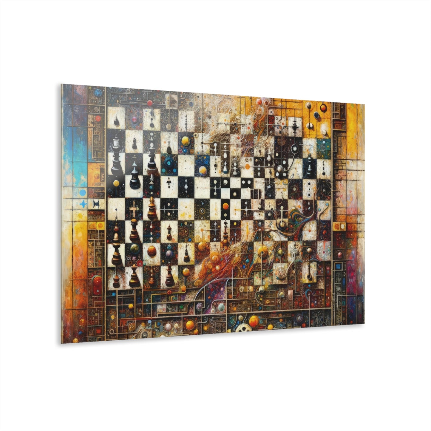 Cosmic Chess Integration Acrylic Prints (French Cleat Hanging) - ATUH.ART