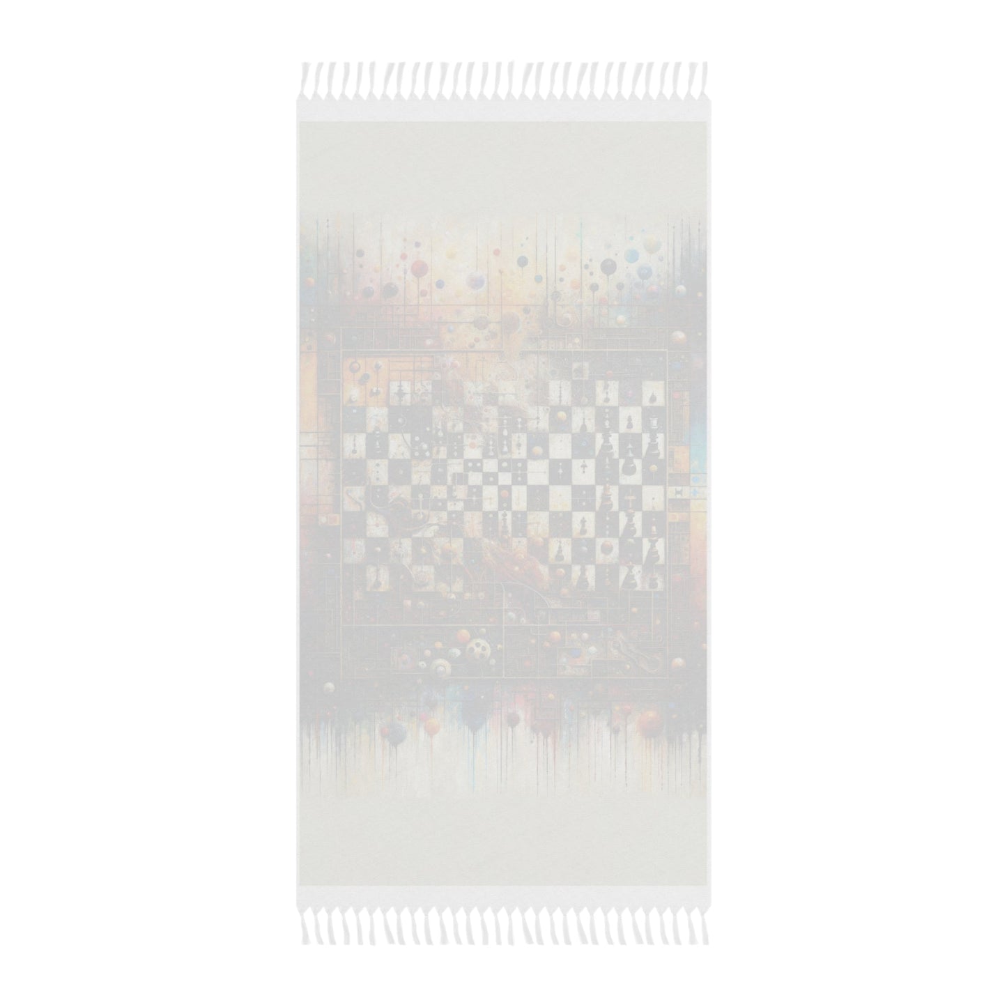Cosmic Chess Integration Boho Beach Cloth - ATUH.ART
