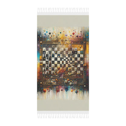 Cosmic Chess Integration Boho Beach Cloth - ATUH.ART