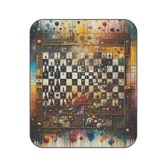 Cosmic Chess Integration Picnic Blanket - ATUH.ART