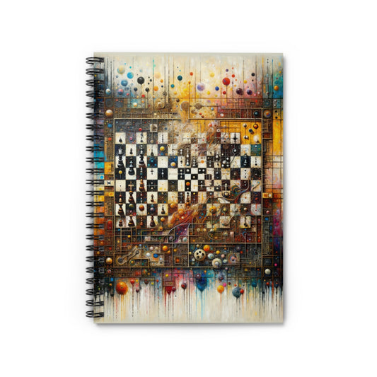 Cosmic Chess Integration Spiral Notebook - Ruled Line - ATUH.ART