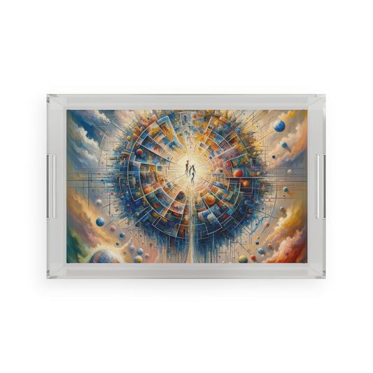 Cosmic Connection Antidote Acrylic Serving Tray - ATUH.ART