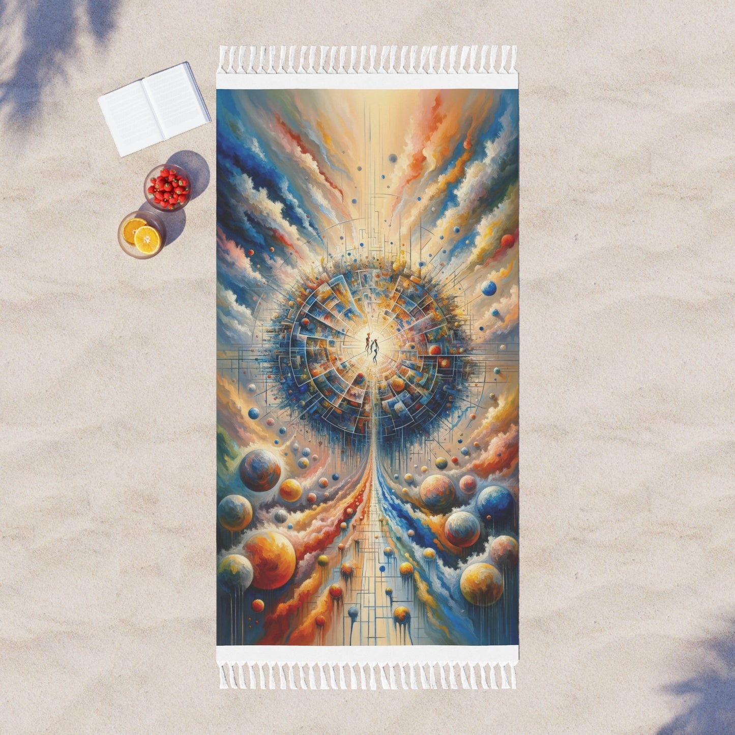 Cosmic Connection Antidote Boho Beach Cloth - ATUH.ART
