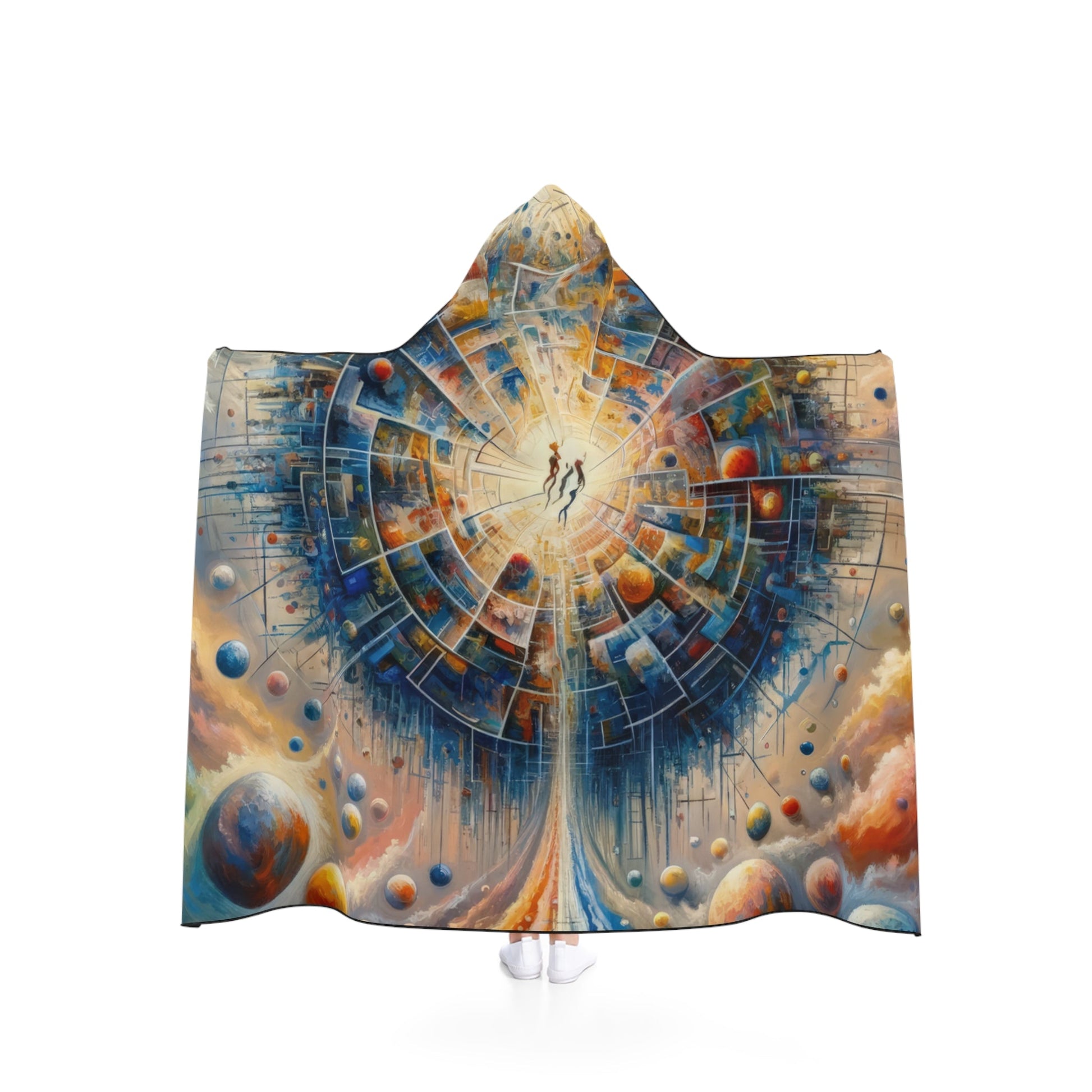 Cosmic Connection Antidote Hooded Blanket - ATUH.ART