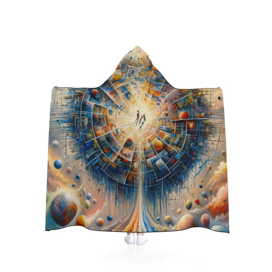 Cosmic Connection Antidote Hooded Blanket - ATUH.ART