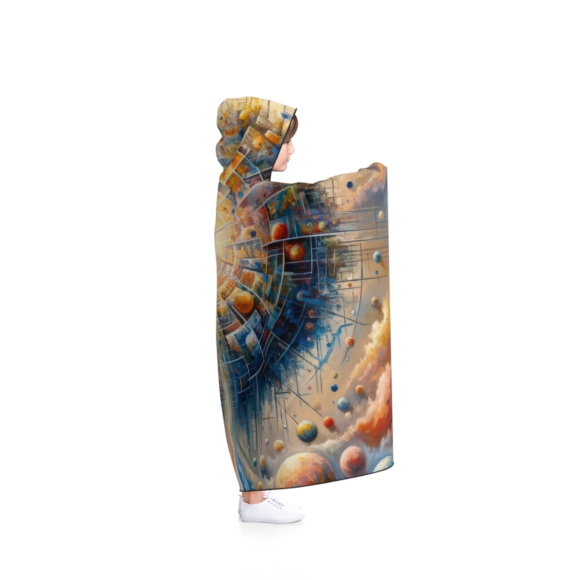 Cosmic Connection Antidote Hooded Blanket - ATUH.ART