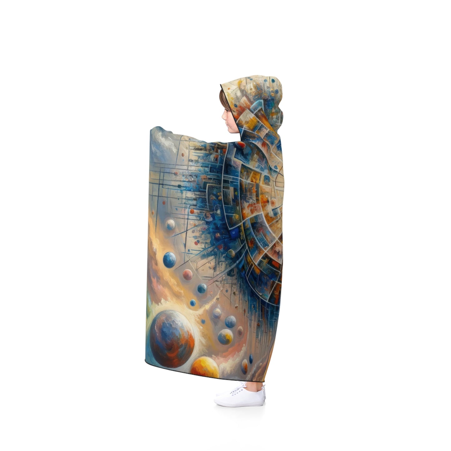 Cosmic Connection Antidote Hooded Blanket - ATUH.ART