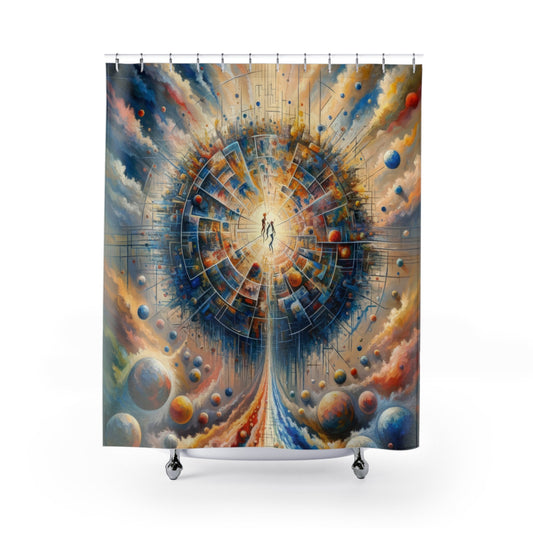 Cosmic Connection Antidote Shower Curtains - ATUH.ART