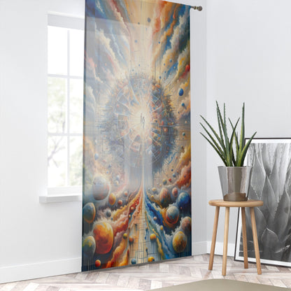 Cosmic Connection Antidote Window Curtain - ATUH.ART