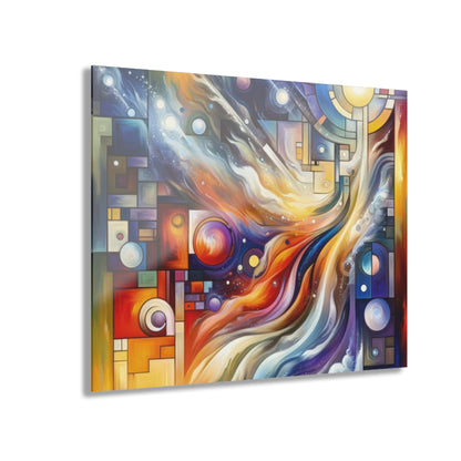 Cosmic Tachism Alchemy Acrylic Prints (French Cleat Hanging) - ATUH.ART