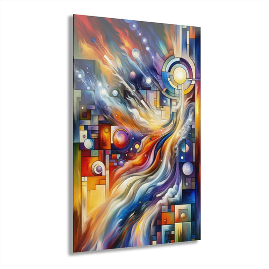 Cosmic Tachism Alchemy Acrylic Prints (French Cleat Hanging) - ATUH.ART