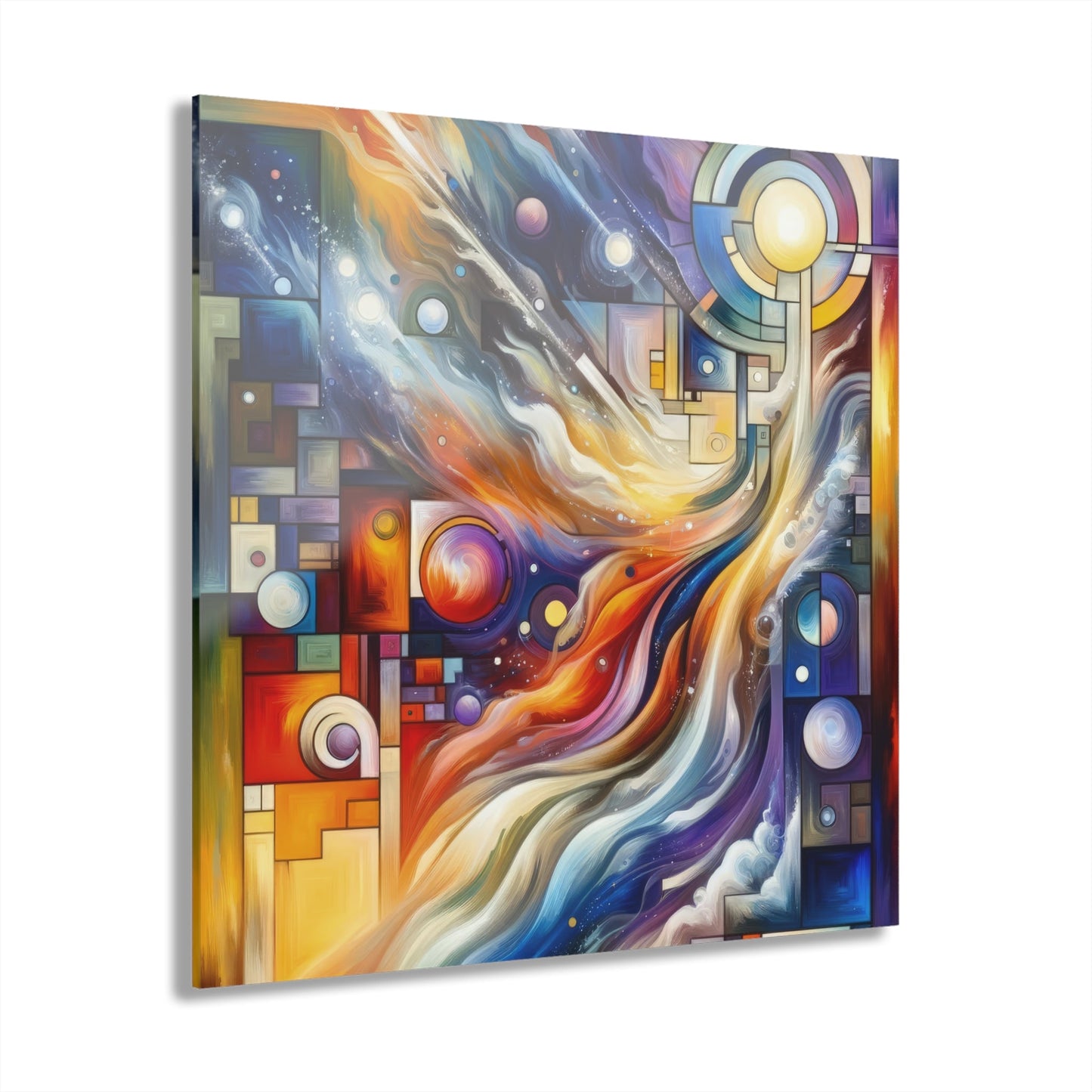 Cosmic Tachism Alchemy Acrylic Prints (French Cleat Hanging) - ATUH.ART