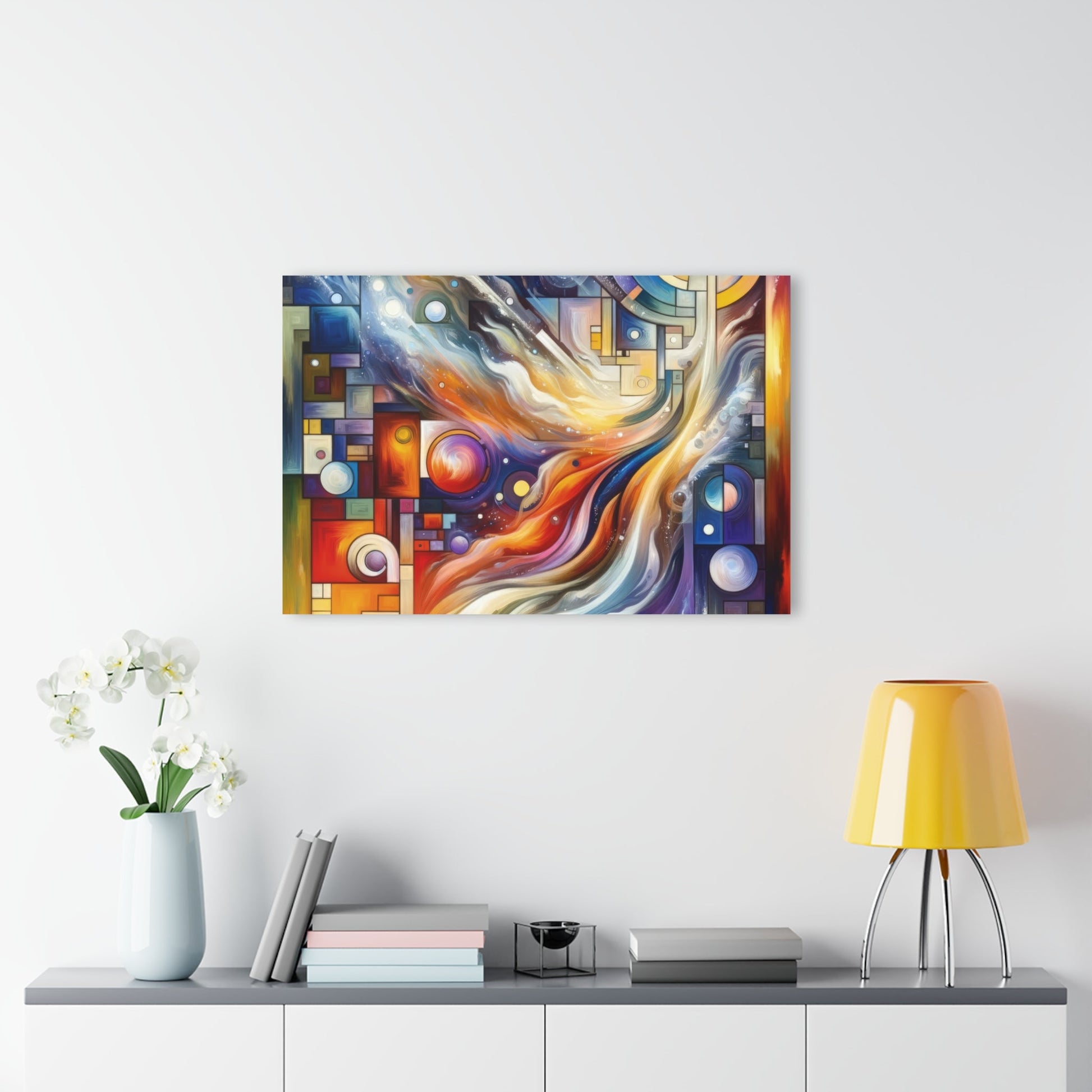 Cosmic Tachism Alchemy Acrylic Prints (French Cleat Hanging) - ATUH.ART