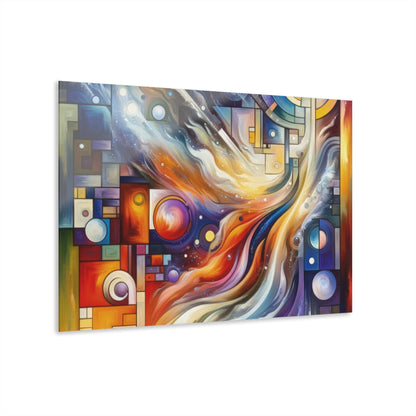 Cosmic Tachism Alchemy Acrylic Prints (French Cleat Hanging) - ATUH.ART