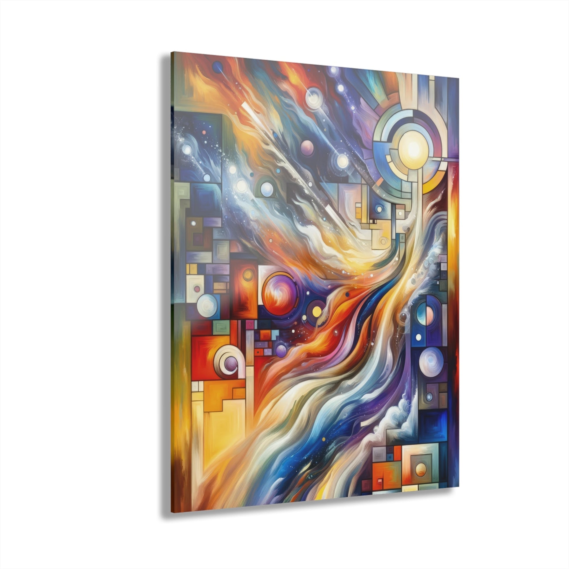 Cosmic Tachism Alchemy Acrylic Prints (French Cleat Hanging) - ATUH.ART