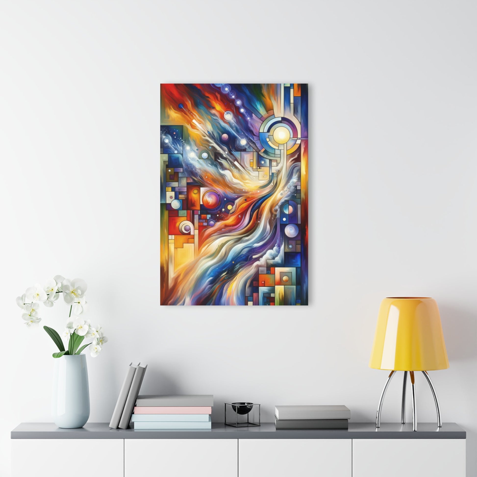 Cosmic Tachism Alchemy Acrylic Prints (French Cleat Hanging) - ATUH.ART