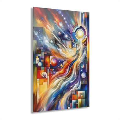 Cosmic Tachism Alchemy Acrylic Prints (French Cleat Hanging) - ATUH.ART