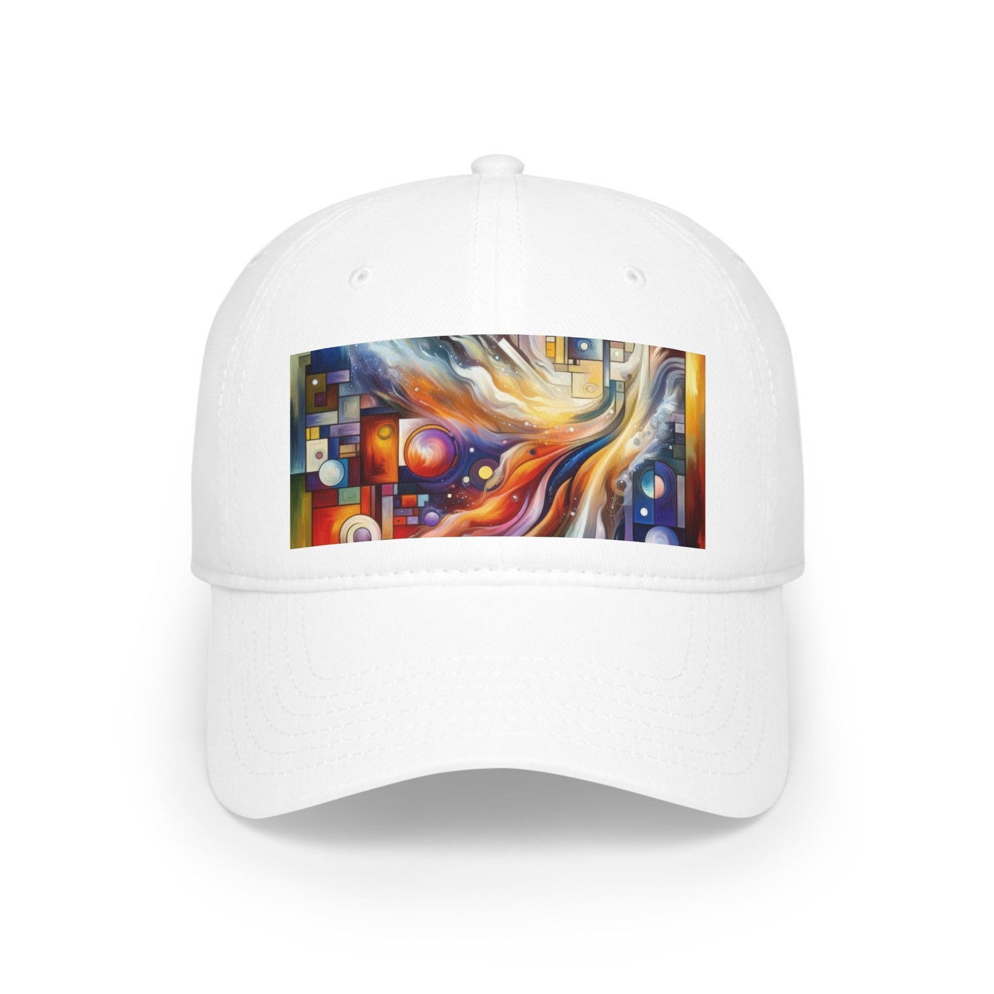 Cosmic Tachism Alchemy Low Profile Baseball Cap - ATUH.ART