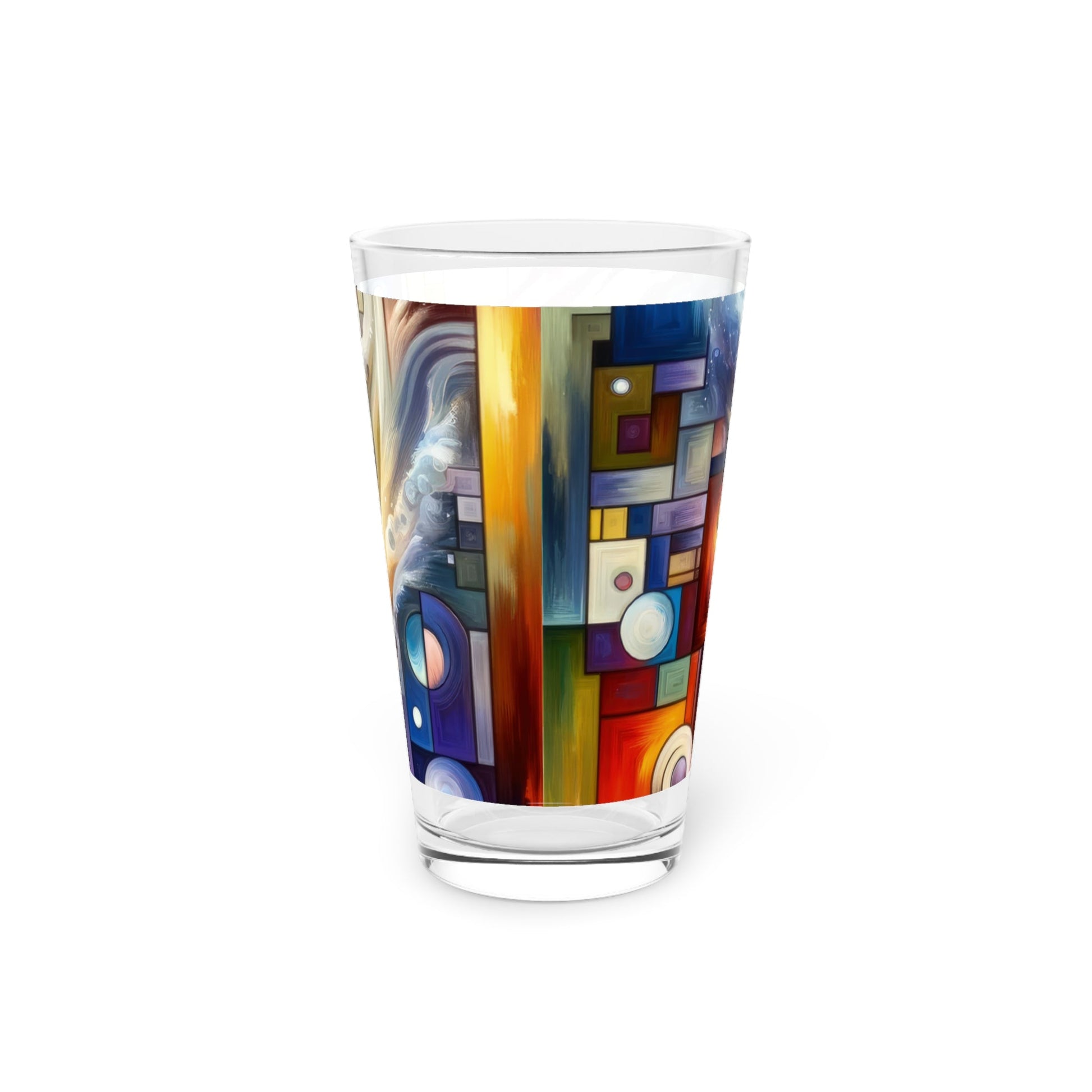 Cosmic Tachism Alchemy Pint Glass, 16oz - ATUH.ART