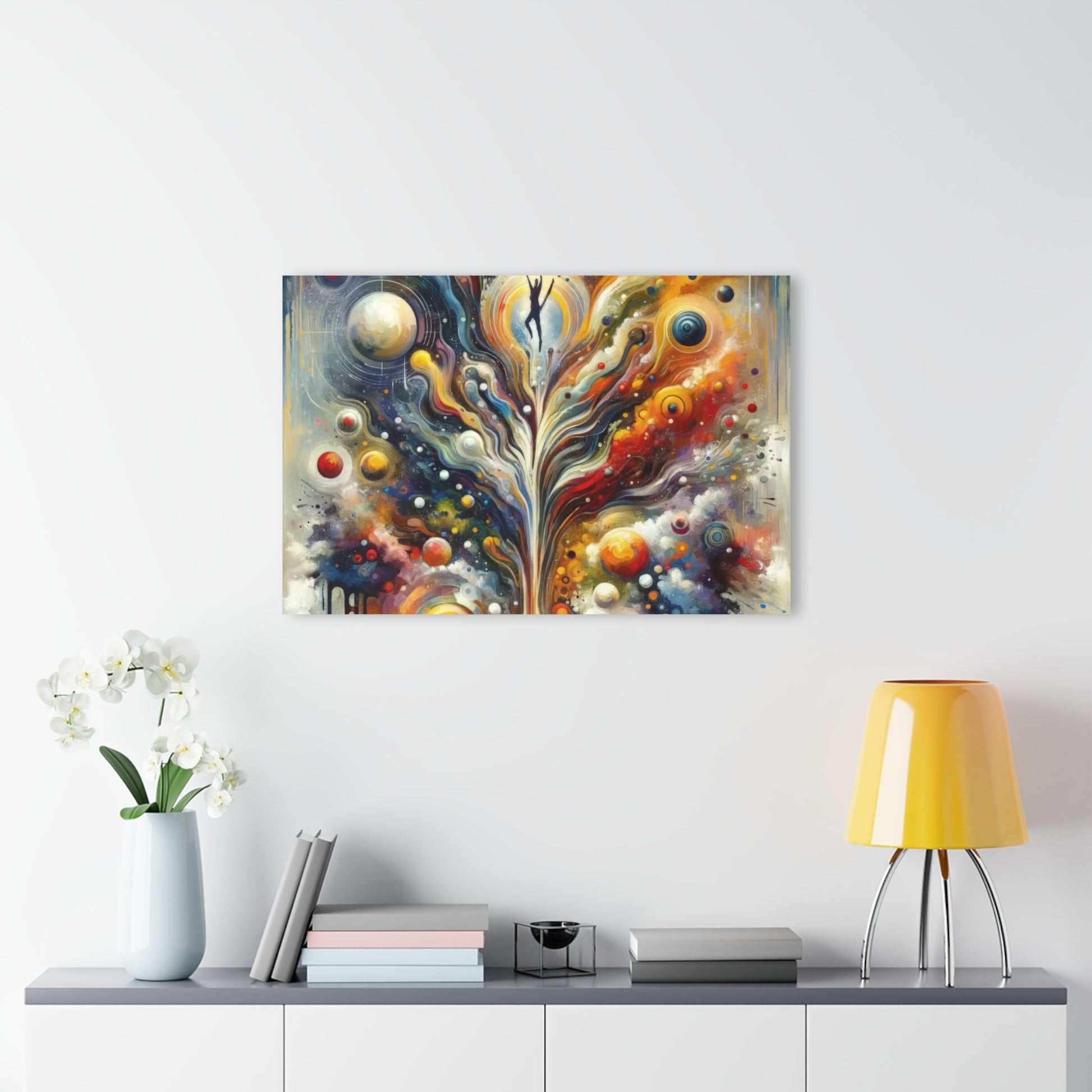 Cosmic Vision Tree Acrylic Prints (French Cleat Hanging) - ATUH.ART