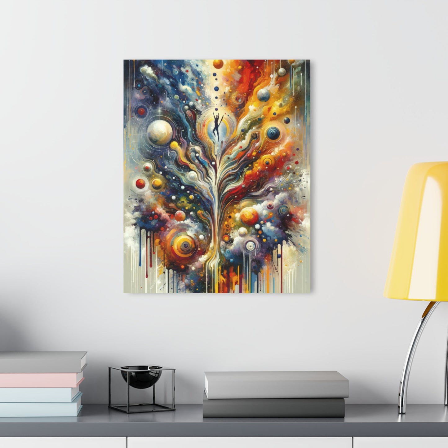 Cosmic Vision Tree Acrylic Prints (French Cleat Hanging) - ATUH.ART