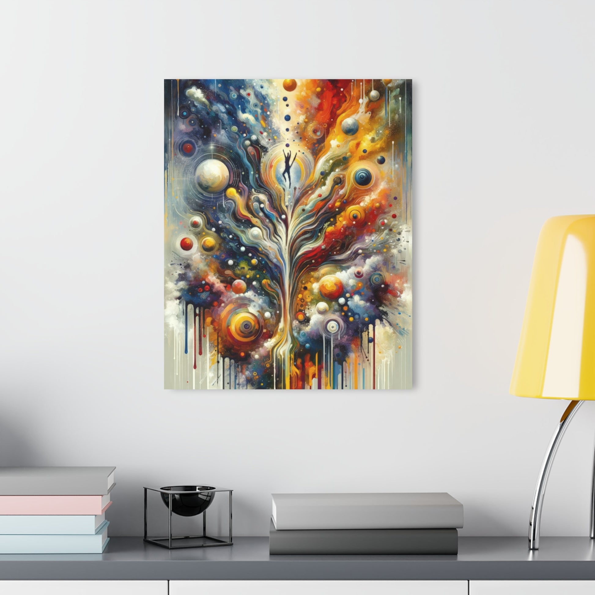 Cosmic Vision Tree Acrylic Prints (French Cleat Hanging) - ATUH.ART