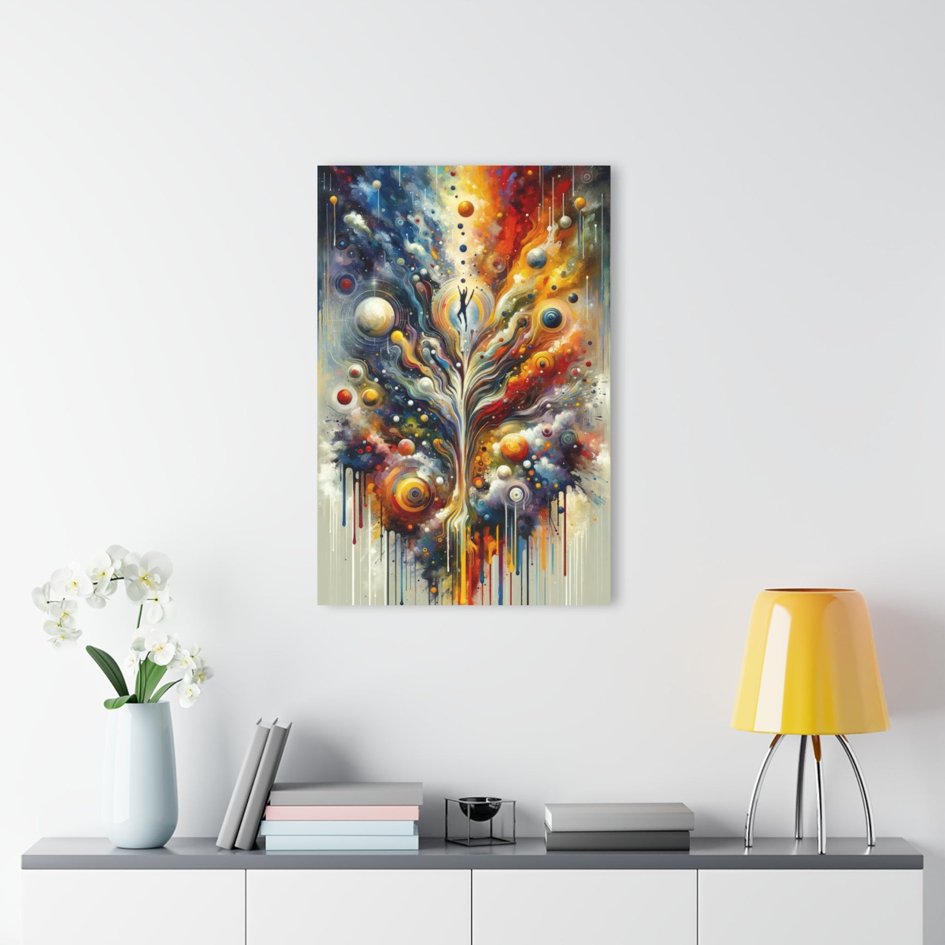 Cosmic Vision Tree Acrylic Prints (French Cleat Hanging) - ATUH.ART