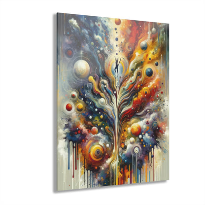 Cosmic Vision Tree Acrylic Prints (French Cleat Hanging) - ATUH.ART