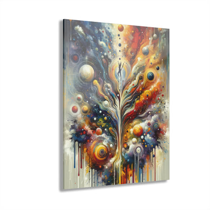Cosmic Vision Tree Acrylic Prints (French Cleat Hanging) - ATUH.ART