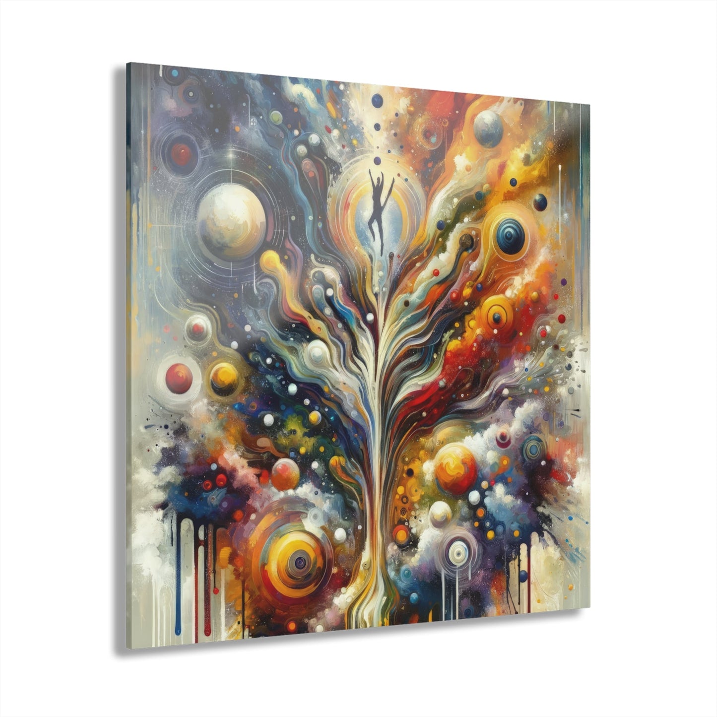 Cosmic Vision Tree Acrylic Prints (French Cleat Hanging) - ATUH.ART