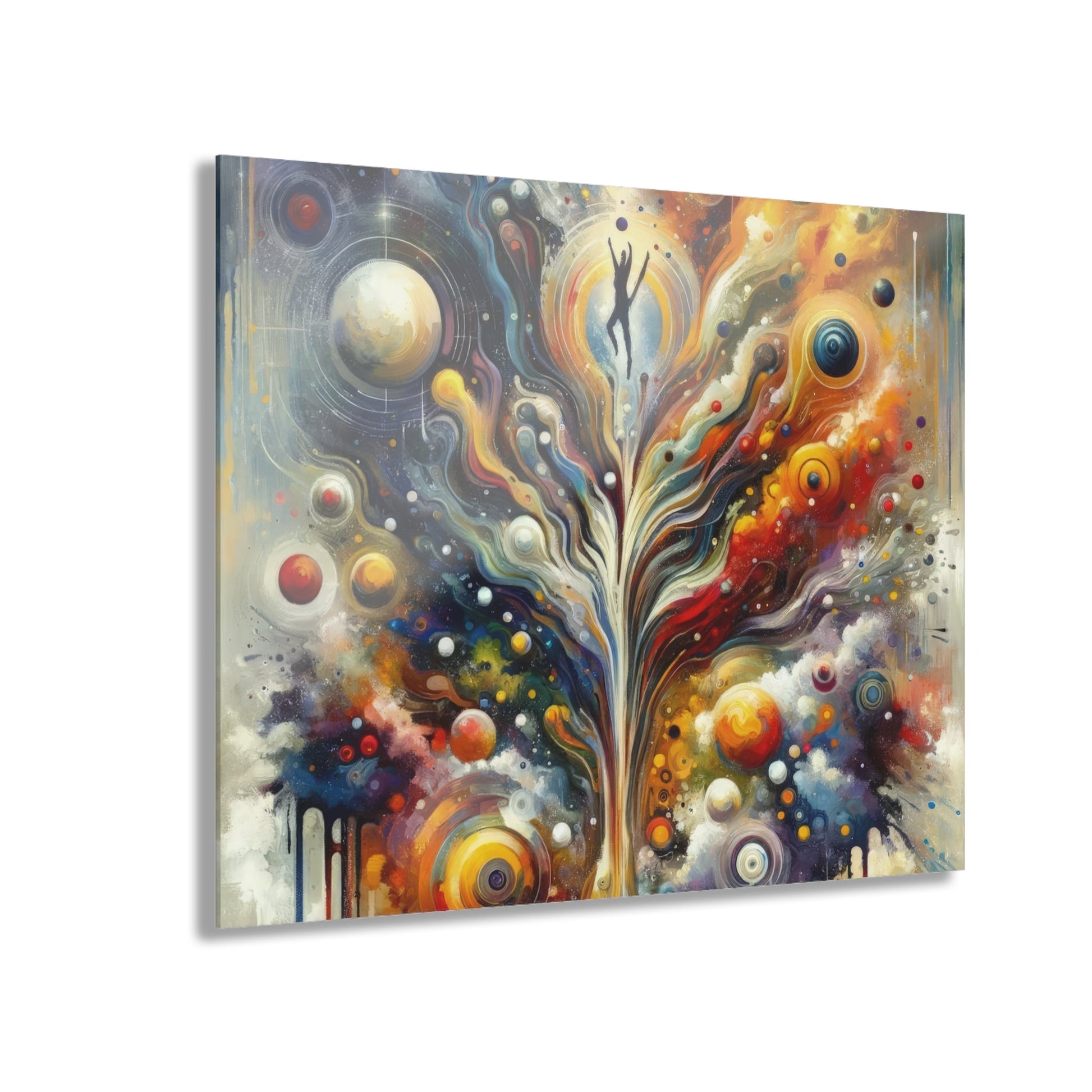 Cosmic Vision Tree Acrylic Prints (French Cleat Hanging) - ATUH.ART